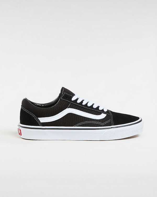 Black Men Vans Old Skool Wide Fit Sneakers NZ | VN9178240