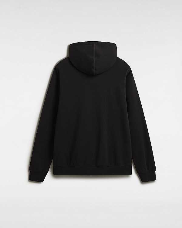 Black Men Vans Original Standard Loose Hoodie NZ | VN1028594