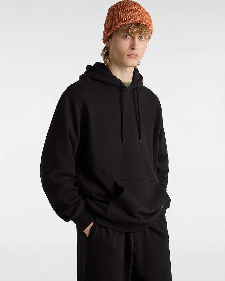 Black Men Vans Original Standard Loose Hoodie NZ | VN1028594