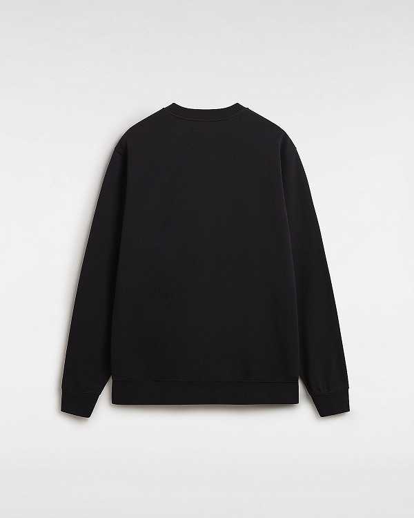 Black Men Vans Original Standards Loose Crew Sweatshirt NZ | VN8034769