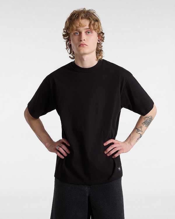 Black Men Vans Original Standards T Shirts NZ | VN5246980