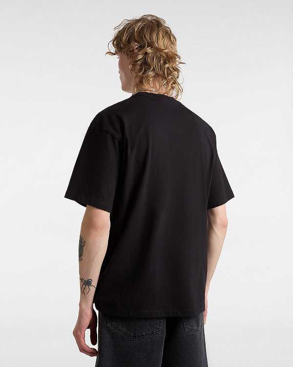 Black Men Vans Original Standards T Shirts NZ | VN5246980