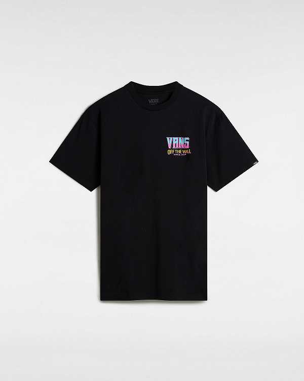 Black Men Vans Palm Cheers Classic T Shirts NZ | VN7243908