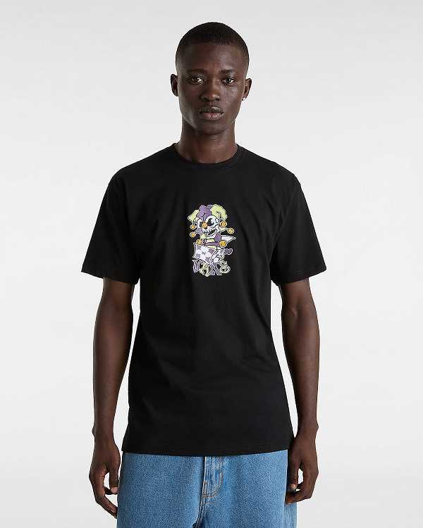 Black Men Vans Prankster T Shirts NZ | VN6297504