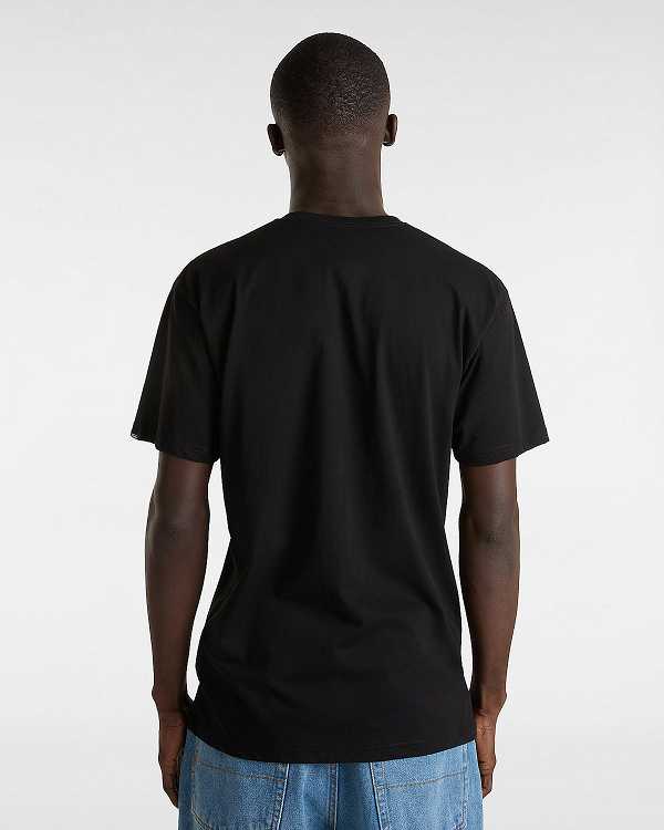 Black Men Vans Prankster T Shirts NZ | VN6297504