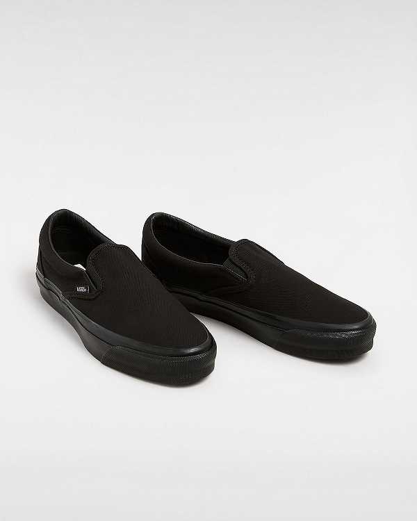 Black Men Vans Premium 98 Slip On Shoes NZ | VN0916437