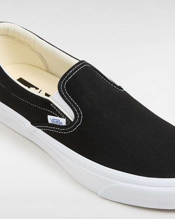 Black Men Vans Premium 98 Slip On Shoes NZ | VN2087396