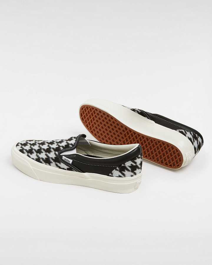 Black Men Vans Premium 98 Slip On Shoes NZ | VN8027365