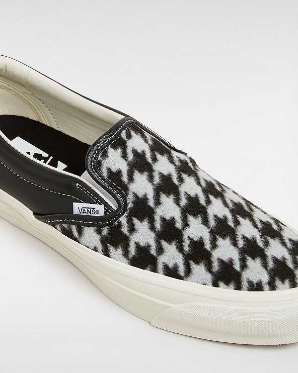 Black Men Vans Premium 98 Slip On Shoes NZ | VN8027365