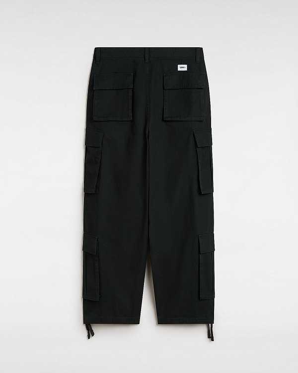 Black Men Vans Premium Baggy Cargo Pants NZ | VN7523069