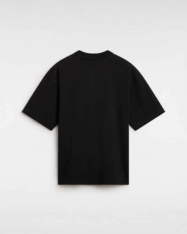 Black Men Vans Premium Broadway Short Sleeve T Shirts NZ | VN8634751