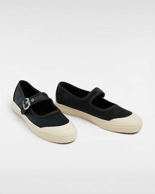 Black Men Vans Premium Lo Pro Satin Mary Janes NZ | VN2197384