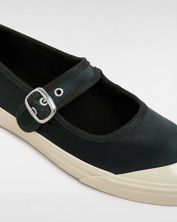 Black Men Vans Premium Lo Pro Satin Mary Janes NZ | VN2197384