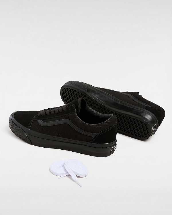 Black Men Vans Premium Old Skool Skate Shoes NZ | VN3785620