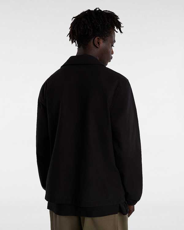 Black Men Vans Premium Reversible Station Jacket NZ | VN4795620