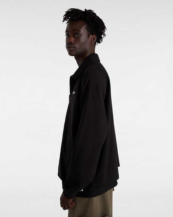 Black Men Vans Premium Reversible Station Jacket NZ | VN4795620