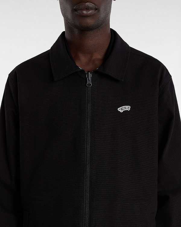 Black Men Vans Premium Reversible Station Jacket NZ | VN4795620