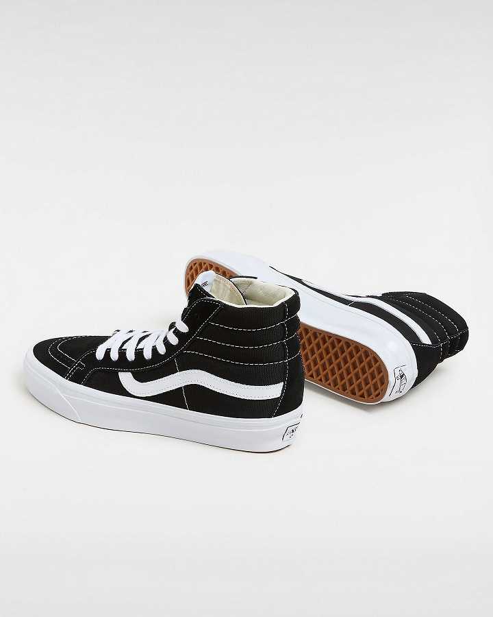 Black Men Vans Premium Sk8-Hi 38 Reissue Skate Shoes NZ | VN6853274