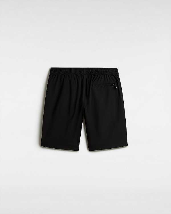 Black Men Vans Primary Solid Elastic Boardshorts NZ | VN6035284