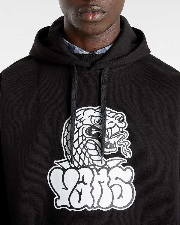 Black Men Vans Rattler Loose Hoodie NZ | VN5608497