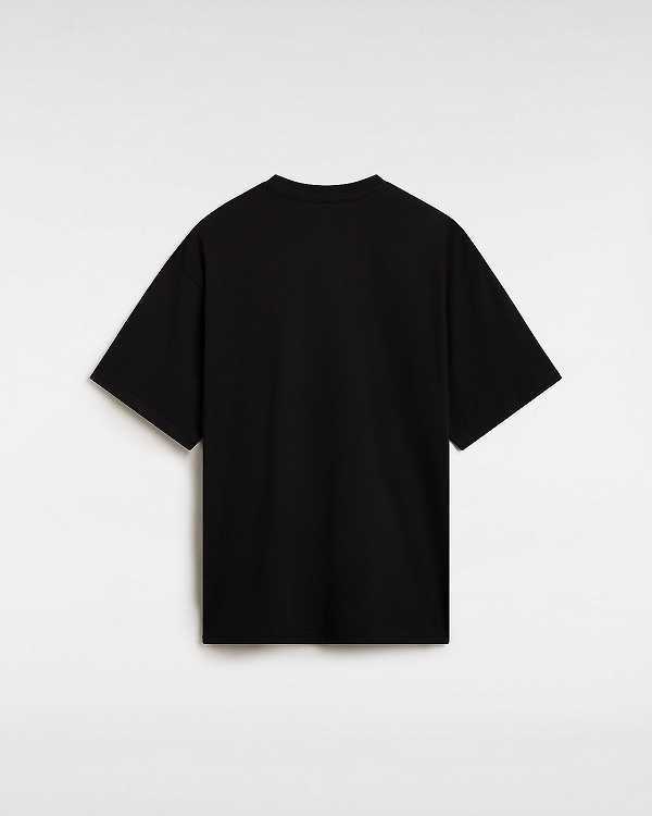 Black Men Vans Rattler T Shirts NZ | VN6587309