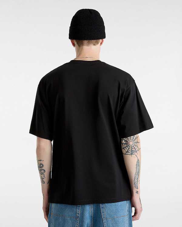 Black Men Vans Rattler T Shirts NZ | VN6587309