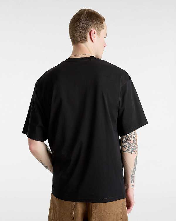 Black Men Vans Reggie T Shirts NZ | VN4521967