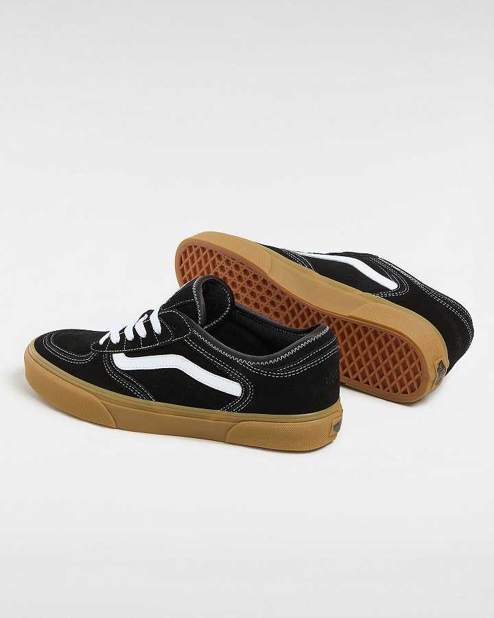 Black Men Vans Rowley Classic Sneakers NZ | VN2981564