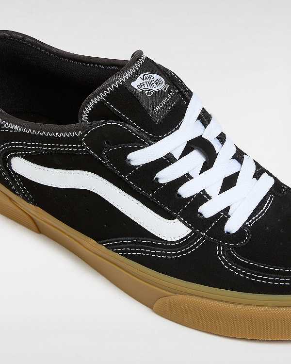 Black Men Vans Rowley Classic Sneakers NZ | VN2981564