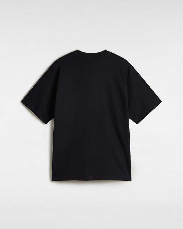 Black Men Vans Scribblex T Shirts NZ | VN0392841