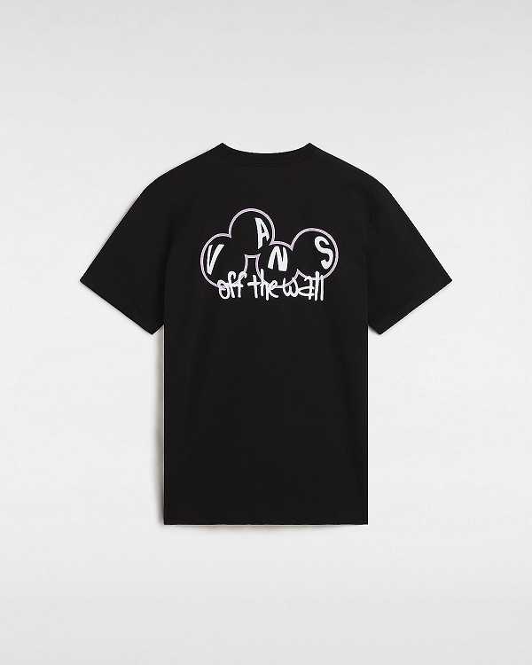 Black Men Vans Scuttle T Shirts NZ | VN8975301