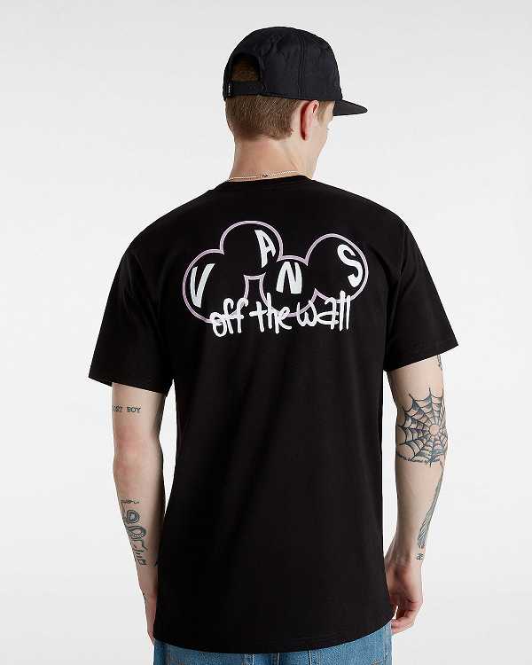 Black Men Vans Scuttle T Shirts NZ | VN8975301