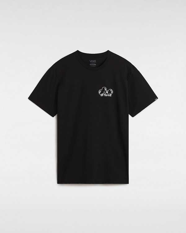 Black Men Vans Scuttle T Shirts NZ | VN8975301