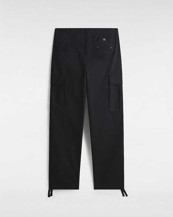 Black Men Vans Service Cargo Loose Tapered Pants NZ | VN4928307