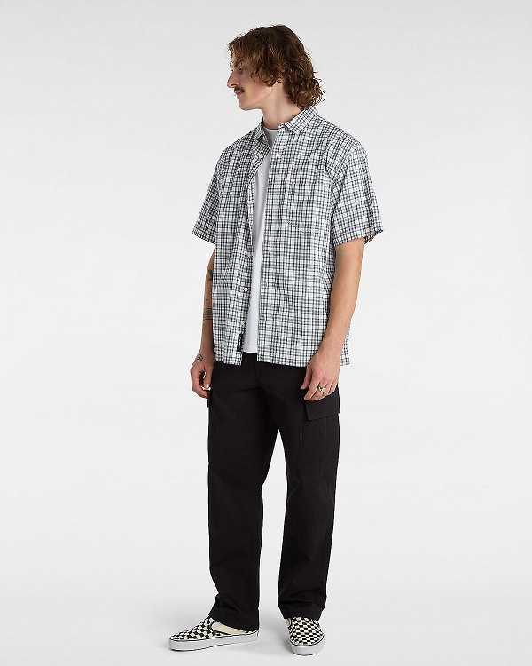 Black Men Vans Service Cargo Loose Tapered Pants NZ | VN4928307