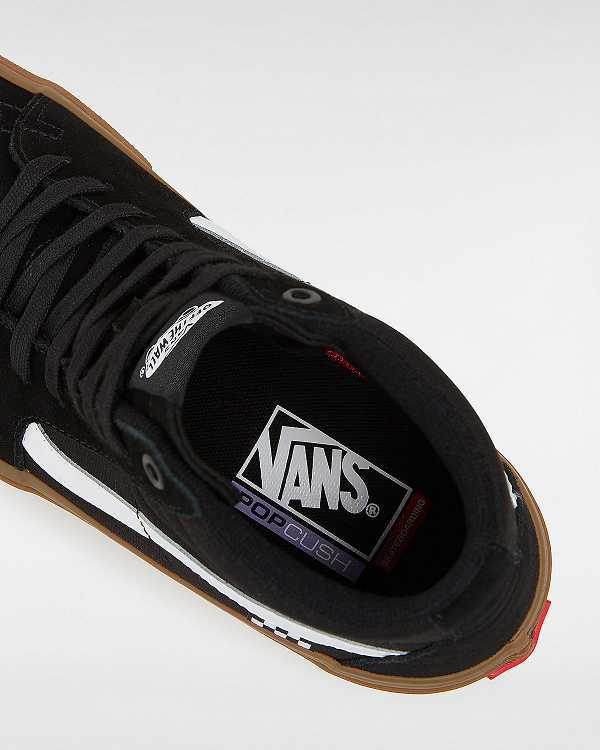 Black Men Vans Sk8-Hi Skate Shoes NZ | VN1950864