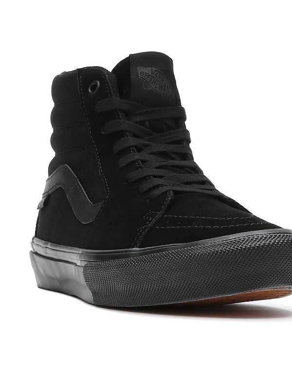 Black Men Vans Sk8-Hi Skate Shoes NZ | VN9510437