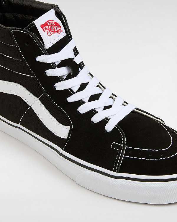 Black Men Vans Sk8-Hi Sneakers NZ | VN6854912