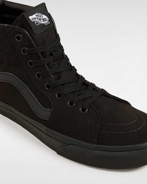 Black Men Vans Sk8-Hi Sneakers NZ | VN9250783