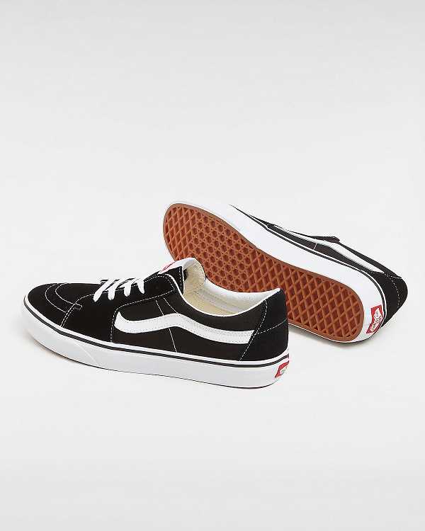 Black Men Vans Sk8-Low Skate Shoes NZ | VN2581436