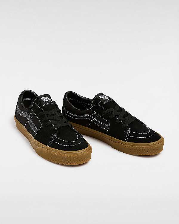 Black Men Vans Sk8-Low Sneakers NZ | VN0652817