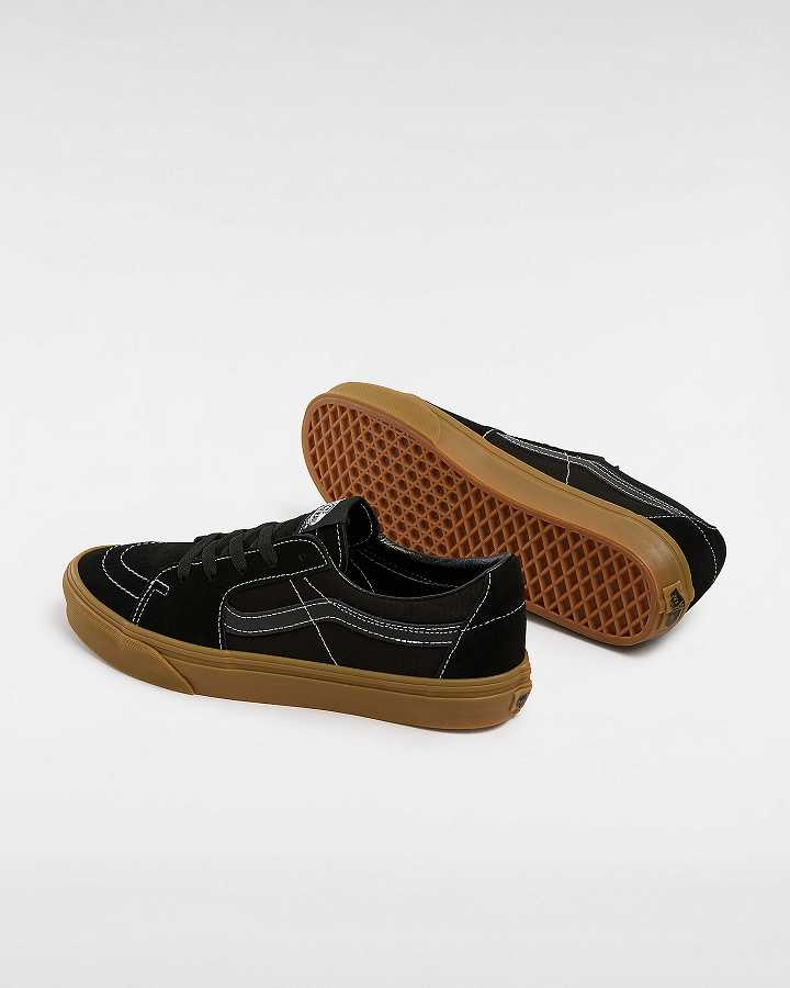 Black Men Vans Sk8-Low Sneakers NZ | VN0652817