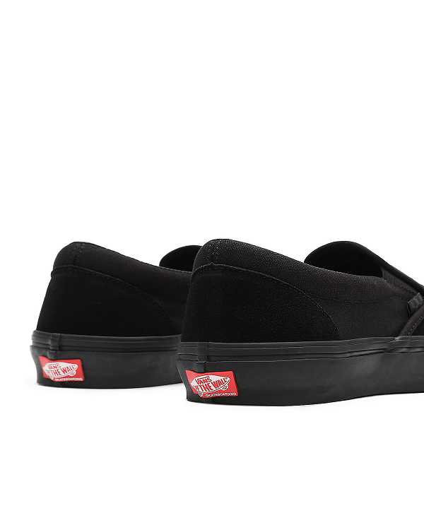 Black Men Vans Skate Slip On Shoes NZ | VN4593821