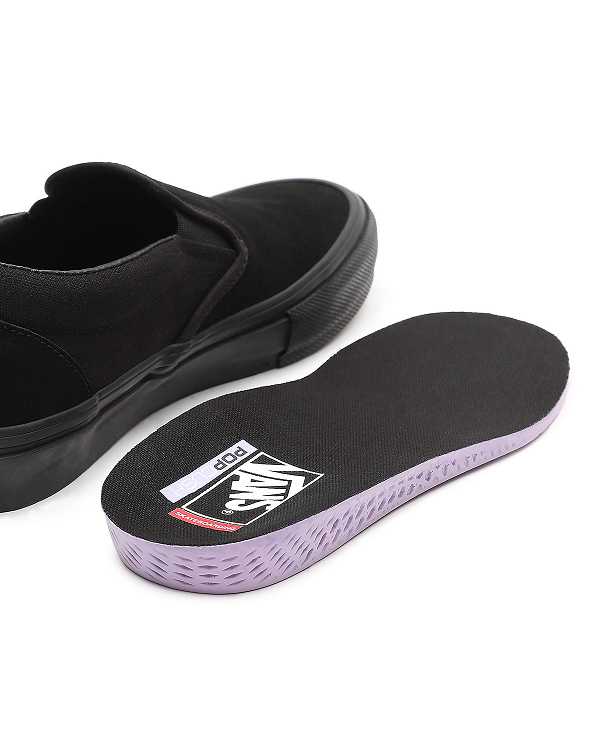 Black Men Vans Skate Slip On Shoes NZ | VN4593821