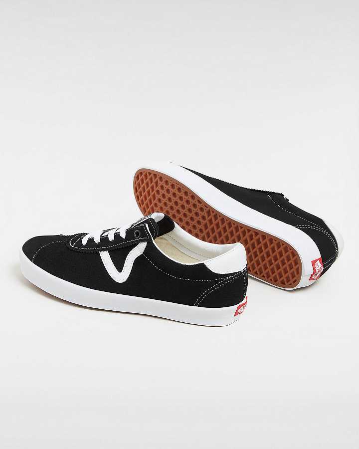 Black Men Vans Sport Low Sneakers NZ | VN7215348