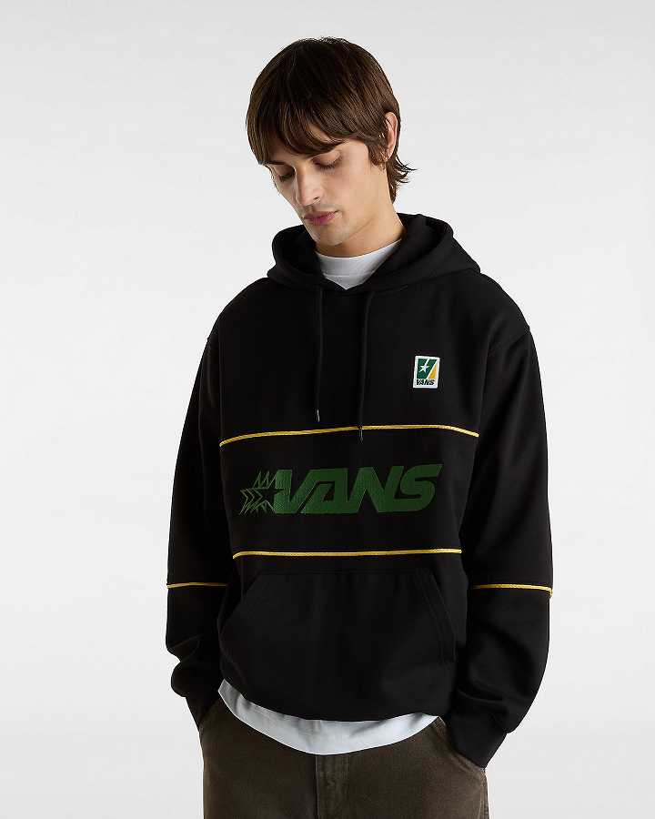 Black Men Vans Star V Hoodie NZ | VN3560721