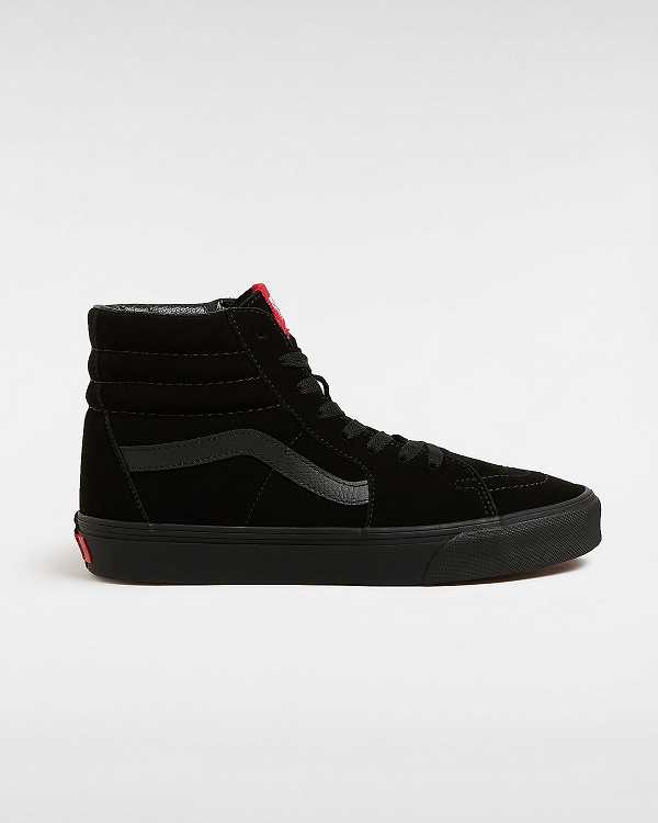 Black Men Vans Suede Sk8-Hi Sneakers NZ | VN8490571