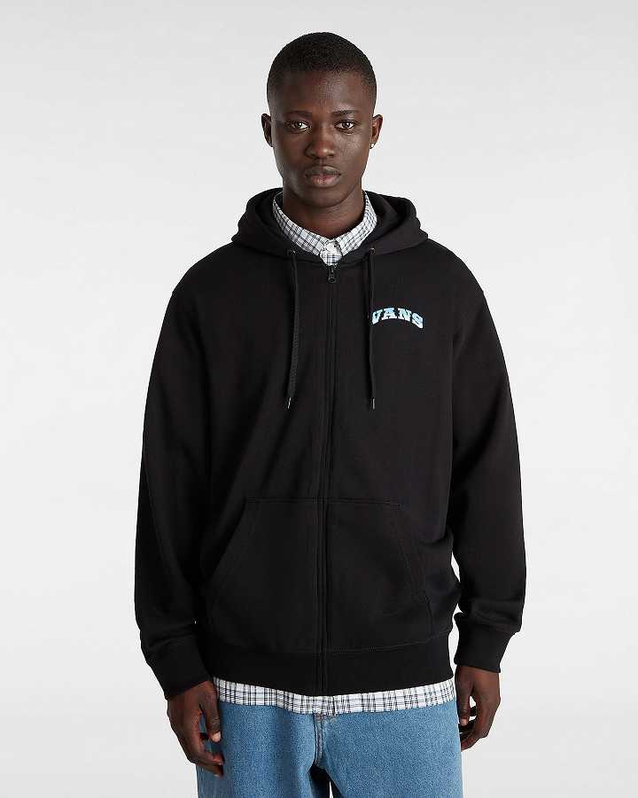 Black Men Vans True Waves Hoodie NZ | VN0273864