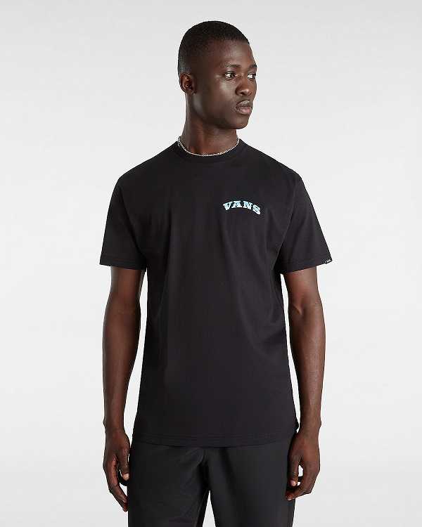 Black Men Vans True Waves T Shirts NZ | VN0356412