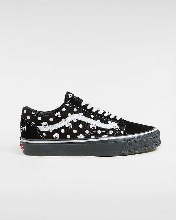 Black Men Vans Vans X Papergirl Old Skool Sneakers NZ | VN2157649